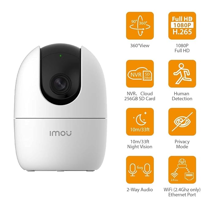 Imou Ranger 2D with AI Human Detection, Privacy Mode, Human Detection