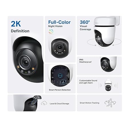 Tapo TP-Link C510W Outdoor Pan/Tilt Security Wi-Fi Camera