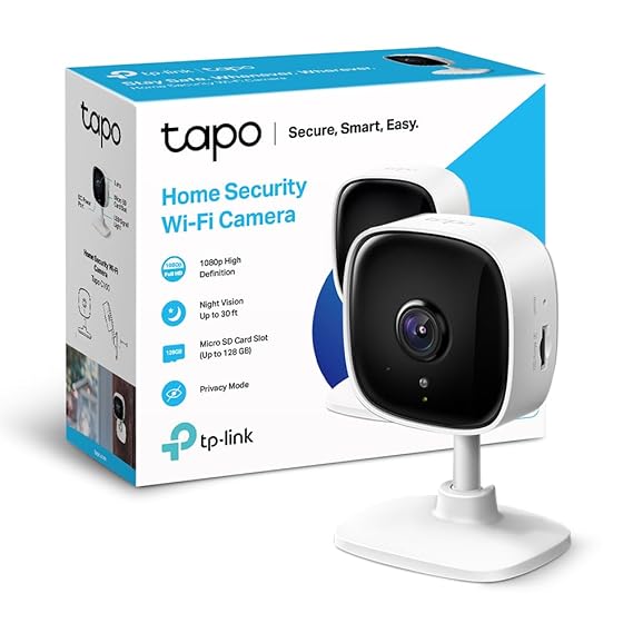 Tapo TP-Link C100 Full HD 2MP Home Security Wi-Fi Smart Camera