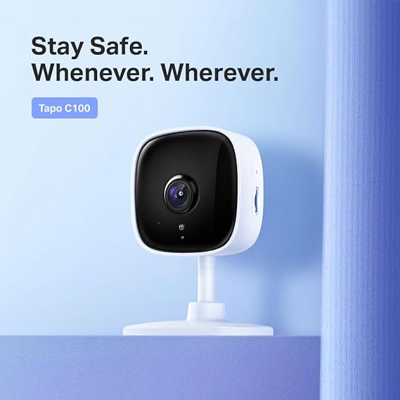 Tapo TP-Link C100 Full HD 2MP Home Security Wi-Fi Smart Camera