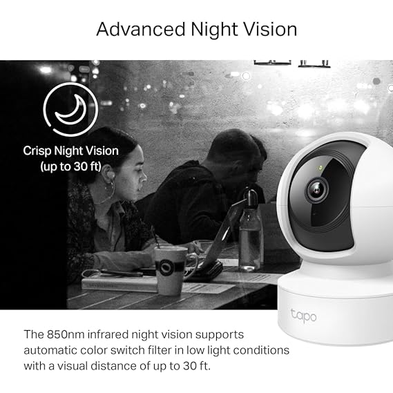 TP-Link Tapo C212 2K Pan/Tilt Indoor Home Security Smart Wi-Fi Camera