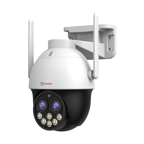 Trueview 4MP Smart CCTV Dual Lens Combined Zoom Security Camera