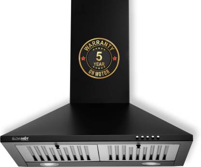 BLOWHOT IRIS S BPC Chimney with Free Installation Kit (60 cm Wide, 800 m3/hr)