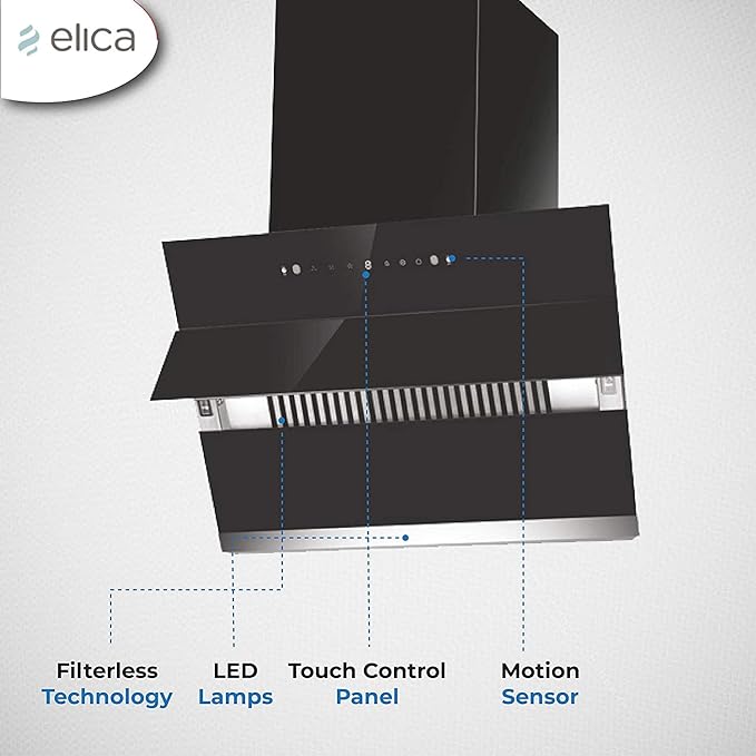 Elica EFL-S601 HAC VMS Filterless Autoclean Kitchen Chimney