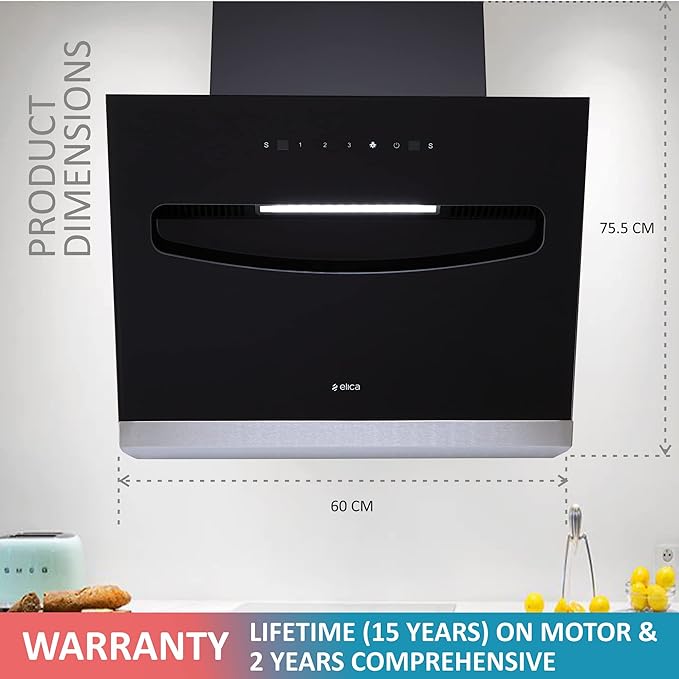 Elica EFL-S607 LTW VMS Filterless Kitchen Chimney