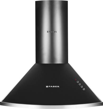 Faber HOOD CLASS PRO PB BK LTW-60 Pyramid Kitchen Chimney (60 cm Wide, 1000 m3/hr)