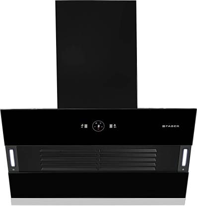 Faber HOOD VERTIGO FL SC AC BK-75 Slant Filterless Auto Clean Chimney
