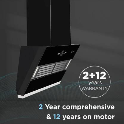 Faber HOOD VERTIGO FL SC AC BK-75 Slant Filterless Auto Clean Chimney