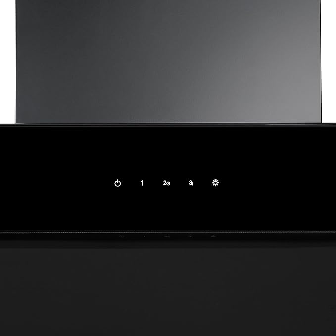 Faber HOOD MARTINEZ HC TC BK-90 Auto-Clean Slant Chimney (90 cm Wide, 1200 m3/hr)