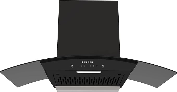 Faber HOOD POLO IN HC SC BK-90 90cm Autoclean Filterless Chimney (90 cm Wide, 1200 m3/hr)