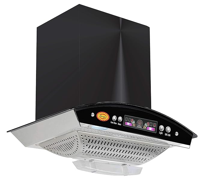 SURYA Curve Glass Auto clean Kitchen Chimney (2021)