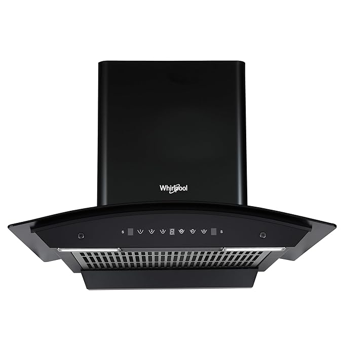 Whirlpool CGFL 604 HAC BK HOOD Filterless Autoclean Kitchen Chimney (60 cm Wide, 1200 m3/hr)