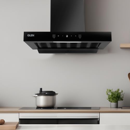 Glen 6052 Digital Display Filterless,60 cm Auto Clean Wall Mounted Chimney 1200 CMH