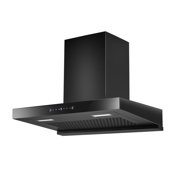 Hindware DARCIA 75 1200 CMH 3 Speed Gesture Control Thermal Auto Clean Wall Mounted Chimney