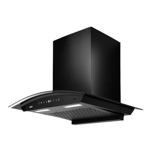 KAFF MAINZ 90 Hassle Free Filter Less 1200 CMH 3 Speed Gesture Control  Chimney