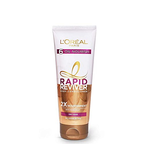 Loreal Paris Deep Conditioner - with Micro-Oils, No-Leave In Time, Rapid Reviver 6 Oil Nourish