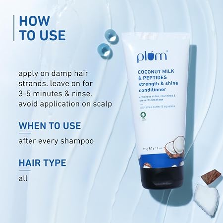 Plum Coconut Conditioner With Coconut Milk & Peptides