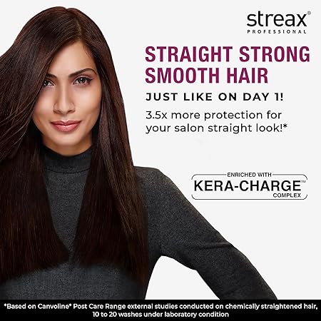 Streax Professional Canvoline Straightening Post Care Conditioner
