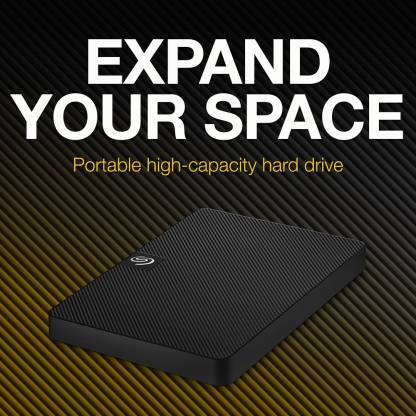 Seagate Expansion External HDD Portable Hard Drive, Black
