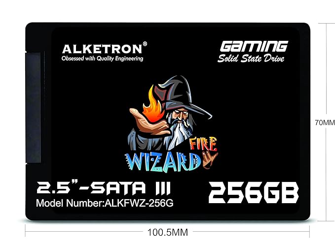 Alketron Firewizard 256GB SSD 25 inch SATA3 Internal SSD