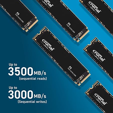 Crucial P3 PCIe 30 3D NAND 2 TB Internal SSD