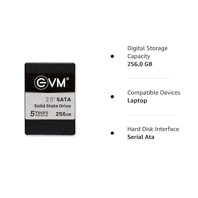 EVM M25 SATA  25 inch 256 GB Internal SSD