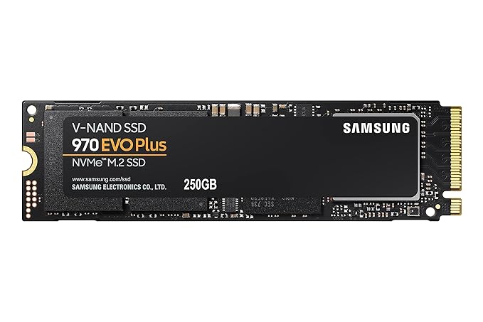 Samsung 970 EVO Plus PCIe NVMe M2 250 GB Internal SSD
