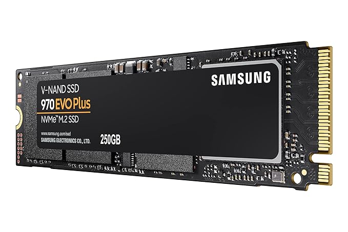 Samsung 970 EVO Plus PCIe NVMe M2 250 GB Internal SSD