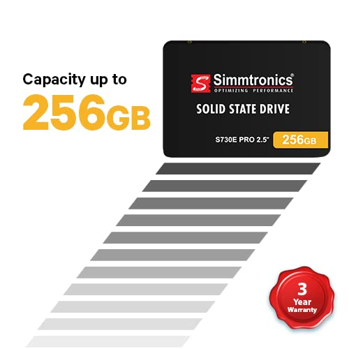 Simmtronics  3D NAND SATA 25 inch 256 GB Internal SSD