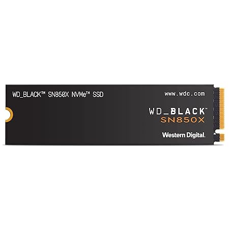 Western Digital WD Black SN850X NVMe 1 TB Internal SSD