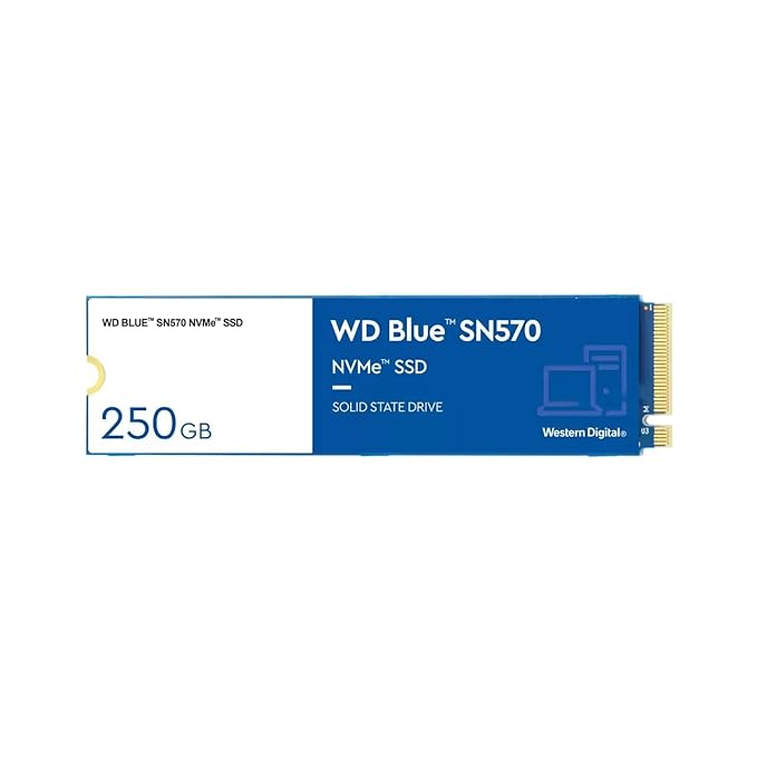 Western Digital WD Blue SN570 NVMe 250 GB Internal SSD