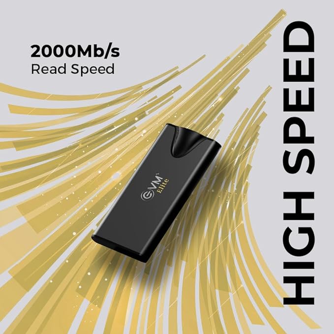 EVM Elite EnSave Pro Smallest Portable SSD (USB 32 Gen 2x2 USB-C)