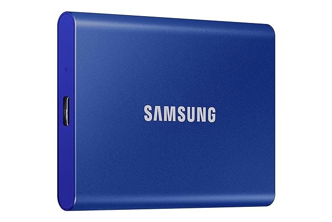 Samsung T7 External Solid State Drive Portable SSD (USB 32 Gen 2, Type-C)