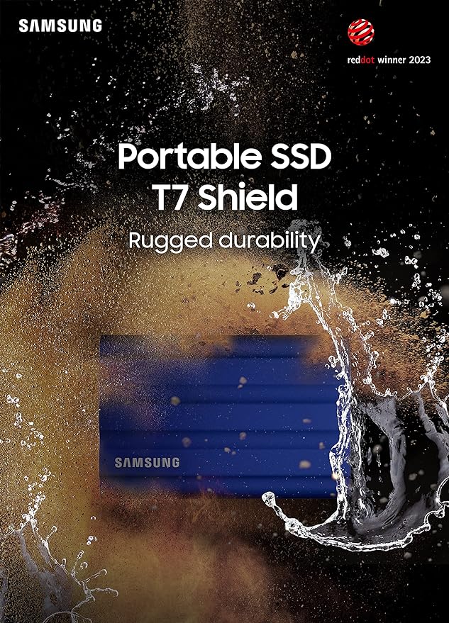 Samsung T7 Shield Portable Extenal Solid State Drive (USB 32 Gen 2)