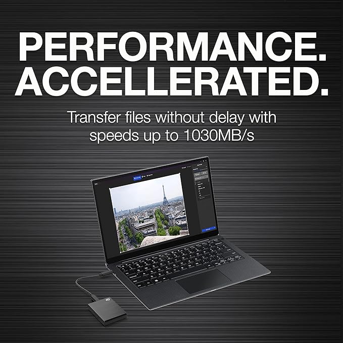 Seagate One Touch External Portable Solid State Drive