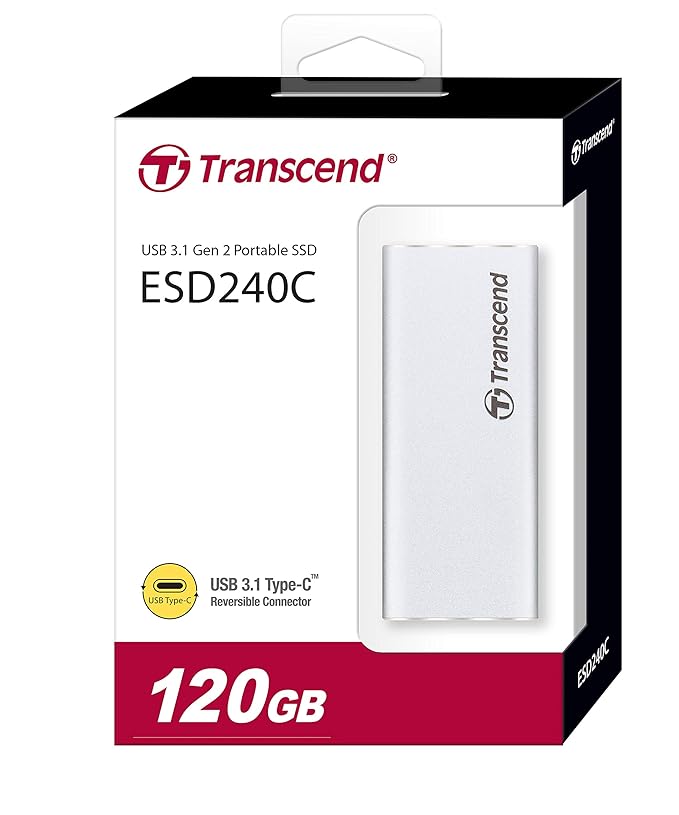 Transcend 240C Portable External Solid State Drive (USB 31 Gen 2)