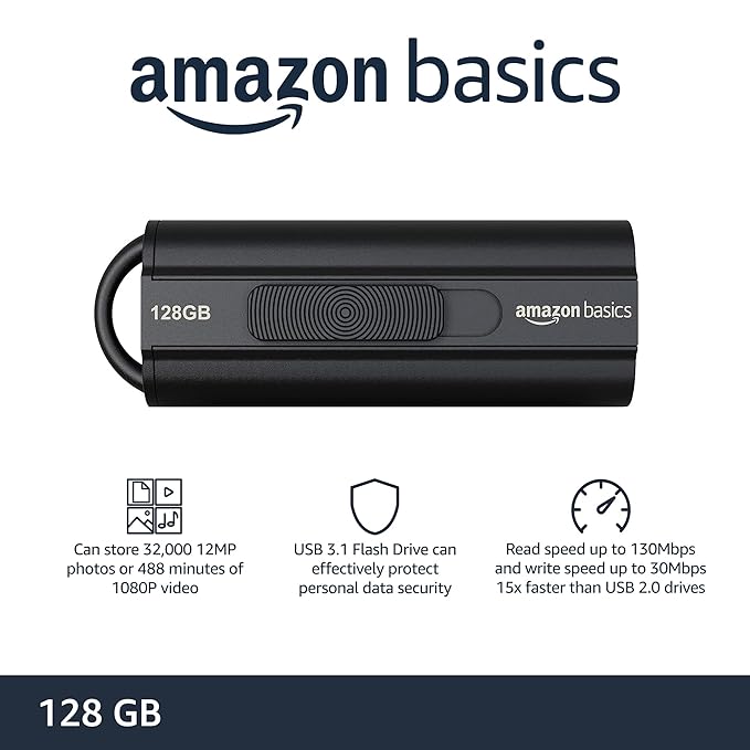 Amazon Basics Ultra Fast USB 31 Flash Drive