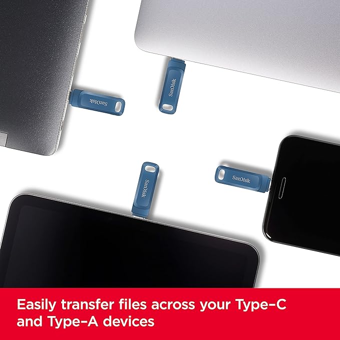 SanDisk Ultra Dual Drive Go USB Type C Pendrive
