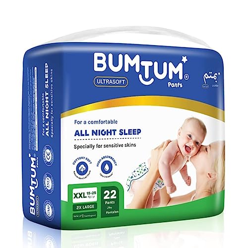 Bumtum Baby Diaper Pants, Double Layer Leakage Protection, 15 to 25 Kg