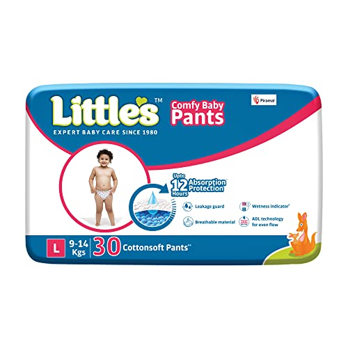 Littles Baby Pants Diapers with Wetness Indicator