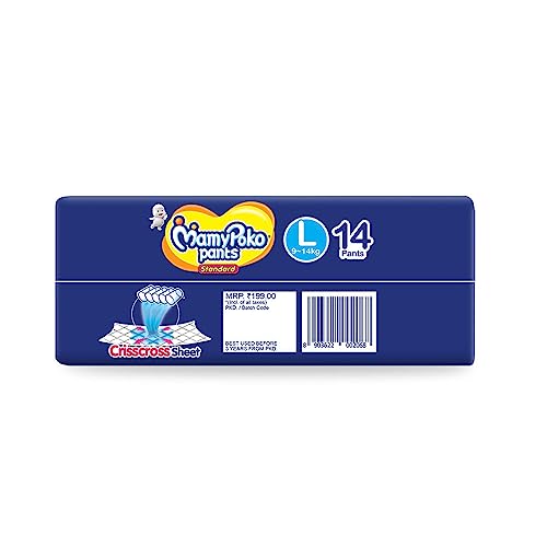 MamyPoko Pants Standard Diaper for Babies, 9-14 Kg