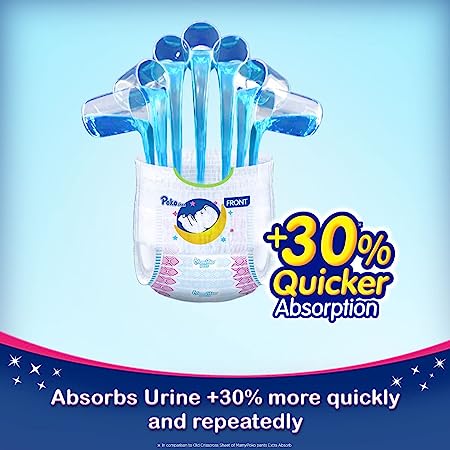 MamyPoko Pants Extra Absorb NB Unisex Baby, Pack of 76 (Upto 5 Kg)