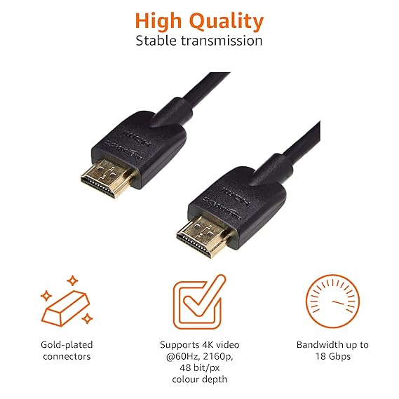 Amazon Basics Flexible Premium HDMI Cable