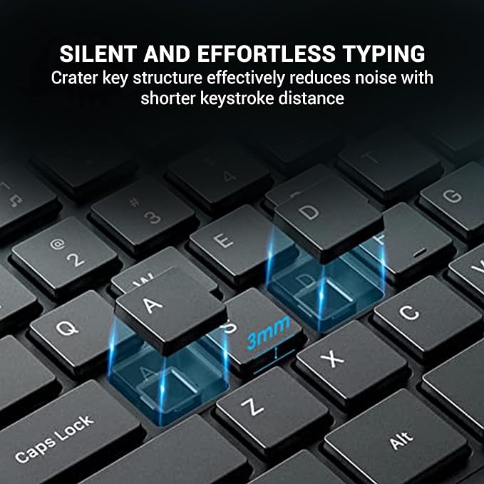 Ant Value USB Keyboard Mouse Set, Black