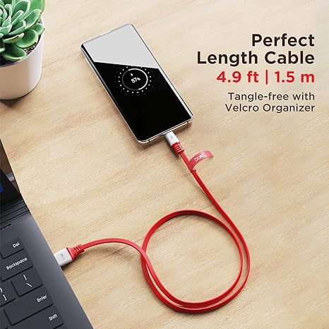 boAt Type C A750 Super Fast Charging Flat Cable