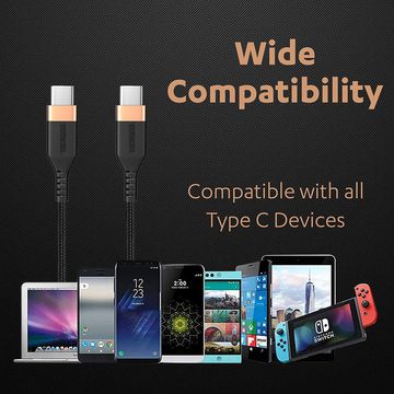 Duracell USB Type C 3A Braided Sync & Fast Charging Cable