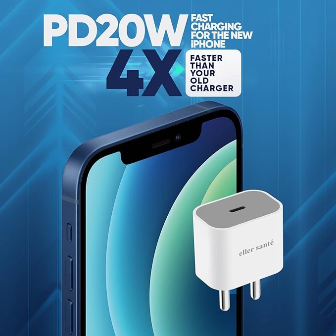 Eeller sante iPhone Charger Original 20W Adapter