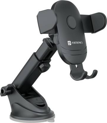Portronics Clamp M2 Adjustable Car Mobile Phone Holder Stand