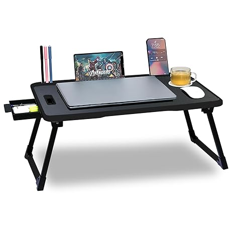 Privilion Globle Foldable Wooden Mini Laptop Table