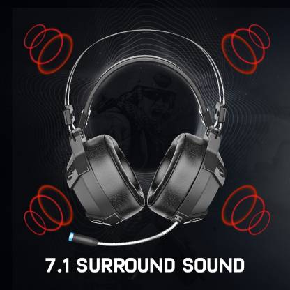 Redgear Cosmo 71 Usb Gaming Wired Over Ear Headphones With Mic